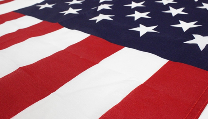 Picture 3 of Full Size 3x5 American Flag (Screen Printed)- Made in the USA