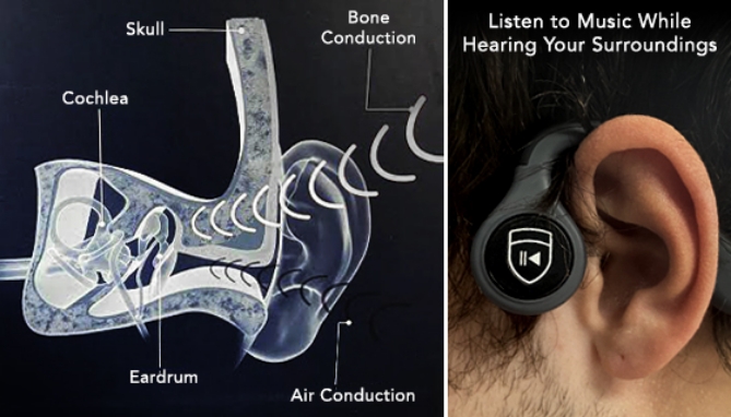 Picture 4 of Bluetooth Open-Ear Bone Conduction Earphones: Haze Series