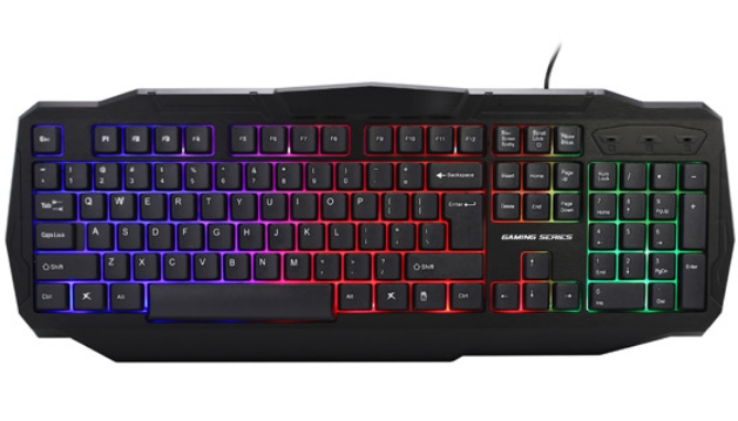 Picture 3 of Multicolored Backlit Gaming Keyboard