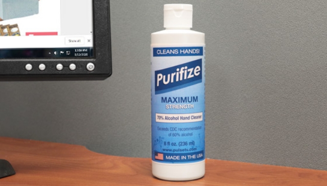 Picture 3 of 2-Pack of Purifize 8 oz Hand Cleaner - Exceeds CDC Recommendations for Cleaning and Sanitizing
