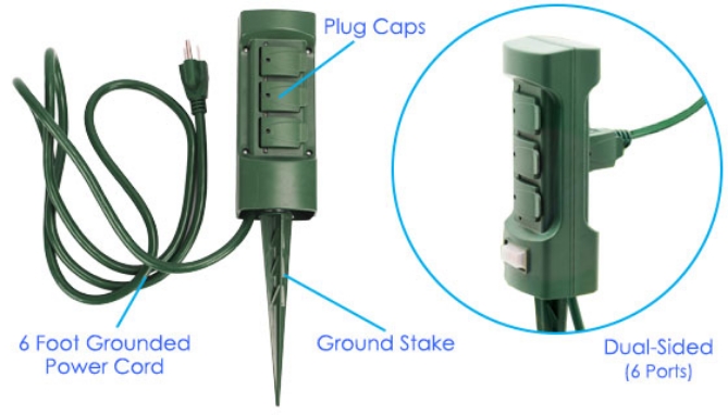 Click to view picture 3 of 6 Outlet Outdoor Ground Socket