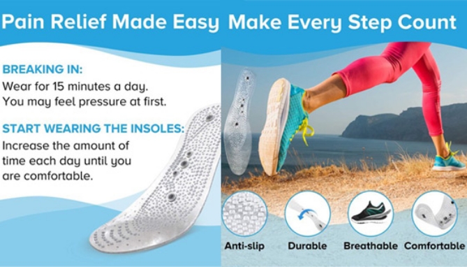 Picture 4 of Mindinsole Reflexology Insole for Foot Tension and Pain Relief