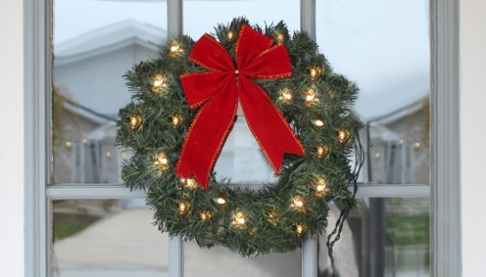 Add this set of 4 Traditional Wreaths to your home decor this holiday season!