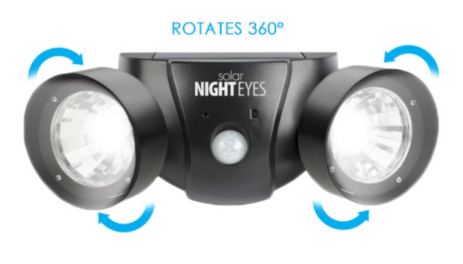 Picture 3 of Solar Night Eyes Safety Lights with Alarm and Motion Sensor