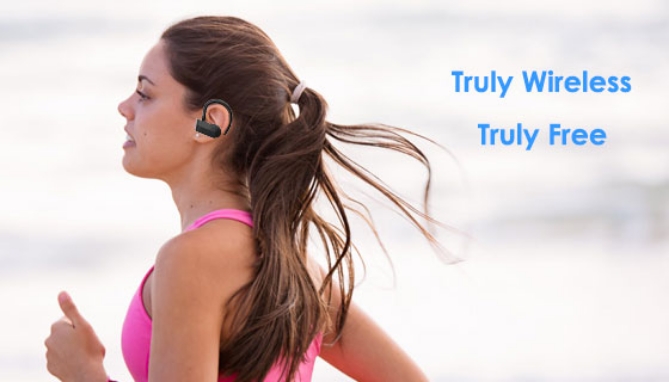 Picture 3 of True Wireless Sport Airbuds with Deluxe Charging Case