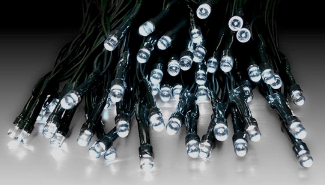 Picture 4 of White 100 LED Solar String Lights - Simply Stunning