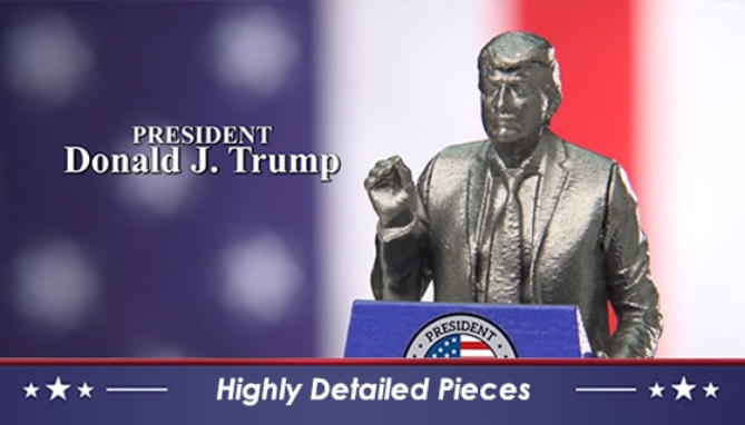 Picture 4 of 2020 Battle for the White House Chess Set