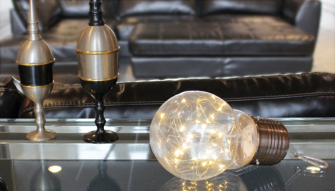 Picture 5 of 10-inch Shimmer Bulb Light - Designed to Enchant and Charm