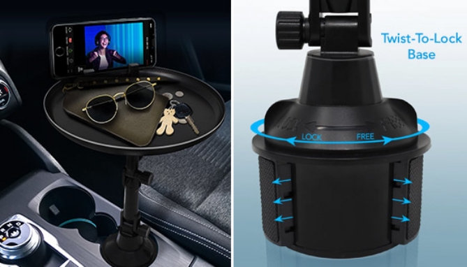 Click to view picture 5 of Adjustable Cup-Holder Car Tray