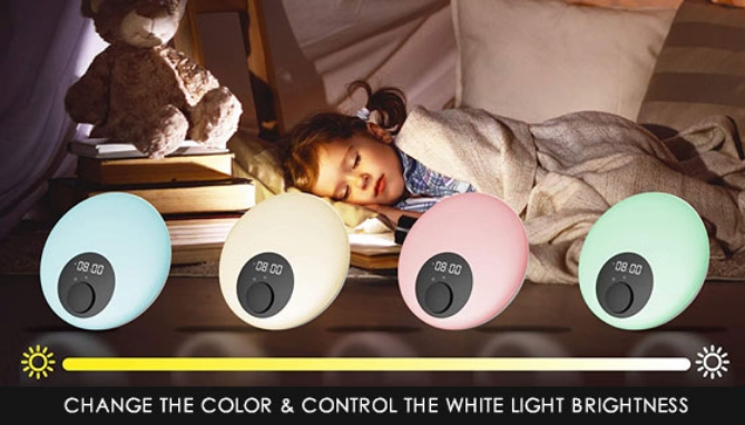 Picture 6 of Wake-Up Light Alarm Clock with Bluetooth Speaker