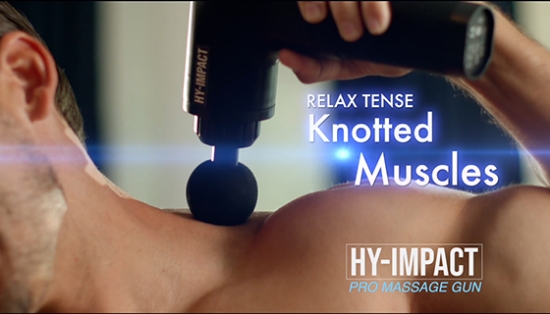 The Original Hy Impact Cordless Deep Tissue Muscle Massager Pulsetv