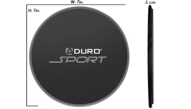 Picture 5 of Dual Sided Exercise Gliding Discs by Aduro Sports