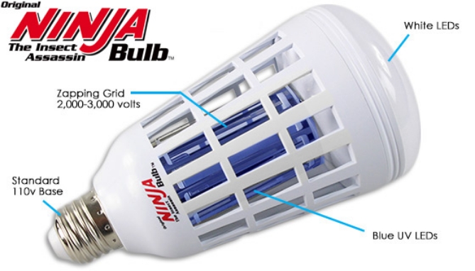 Click to view picture 6 of 2-in-1 LED Ninja ZapBulb