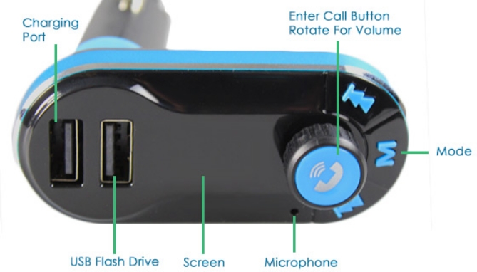 Picture 4 of Wireless FM Radio Transmitter - Bluetooth For Any Car