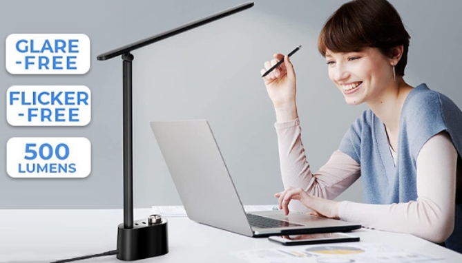 Click to view picture 9 of Desk Lamp w/ Dual USB Ports
