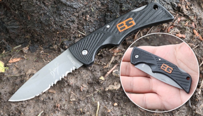 Click to view picture 5 of Bear Grylls Compact Scout Folding Survival Knife with Pocket Guide