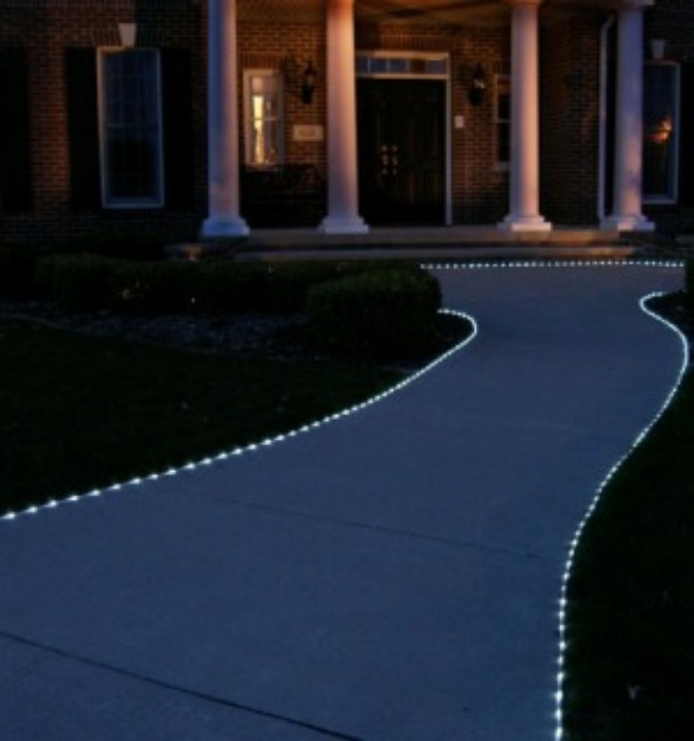 Picture 7 of 50 LED Solar Rope Lights White - 16.5 ft. of Lights (23 ft E to E)