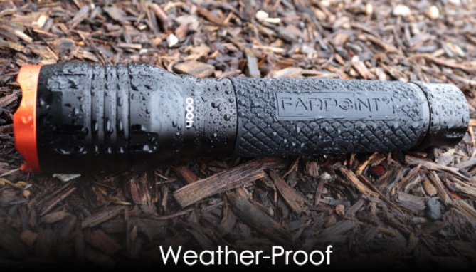 Picture 4 of 4000 Lumen Tactical Flashlight - w/ 9 FREE Batteries - Forest Filling Brightness!