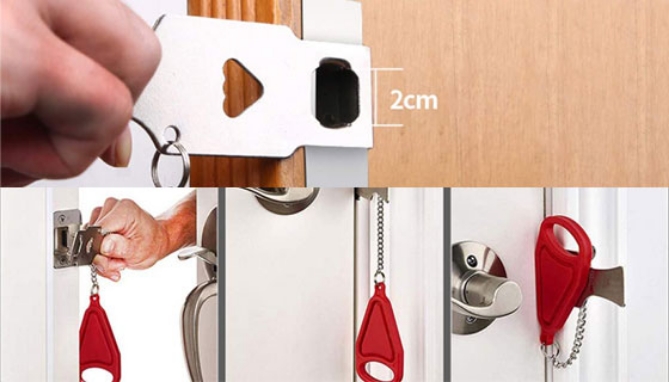 Picture 4 of The Portable Door Lock For Home, Travel, AirBNB, And More