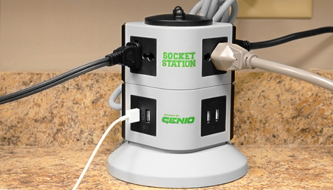 Picture 5 of Socket Station - 12 Outlet Tower Charger