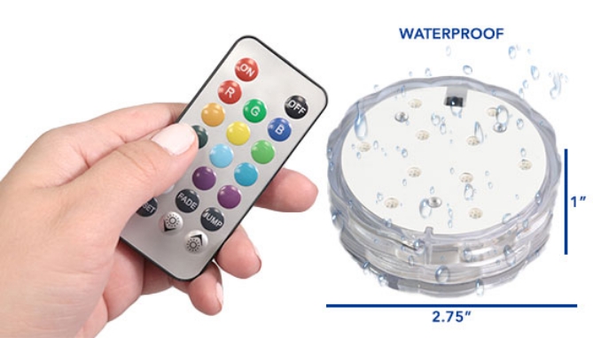 Click to view picture 7 of Waterproof Color-Changing Light with Remote Control