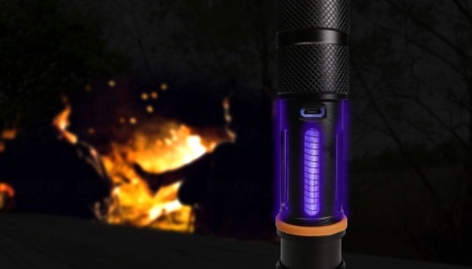 Picture 5 of Farpoint 1000 Lumen Rechargeable Flashlight with Bug Zapper