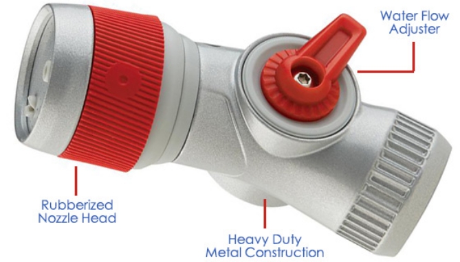 Click to view picture 4 of Gilmour Pro Hose Nozzle - 3 Modes
