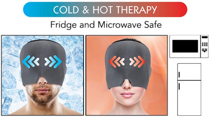 Picture 4 of Hot & Cold Therapy Cap For Migraine Relief