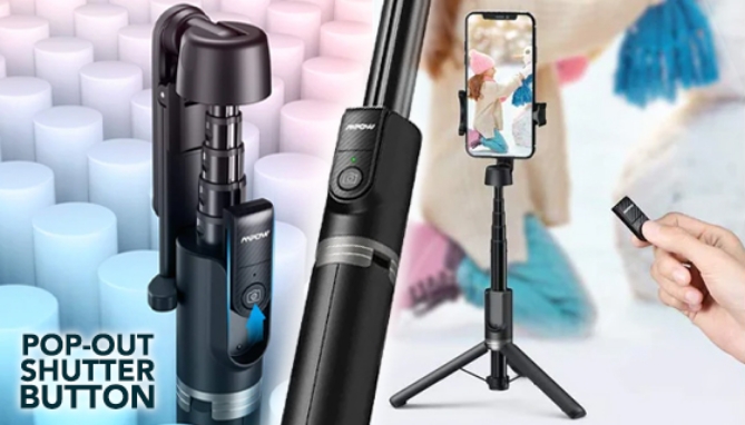 Picture 7 of Ultimate Selfie Stick Tripod with Bluetooth Remote Shutter Button