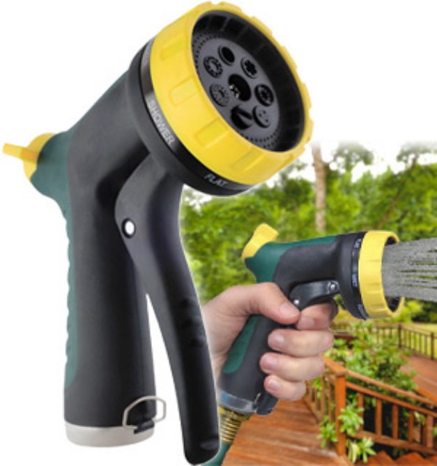 Picture 1 of Leak Proof, 7-Pattern Garden Hose Nozzle