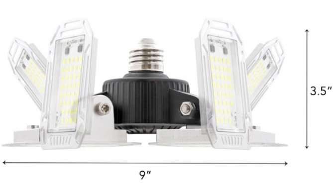 Picture 3 of Xtreme Bright 10000 Lumen Swivel Garage and Ceiling Light