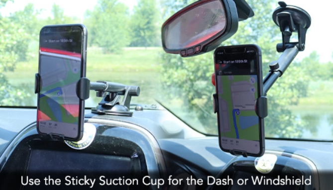 Picture 2 of Versatile 3-in-1 Phone Mount for Your Car