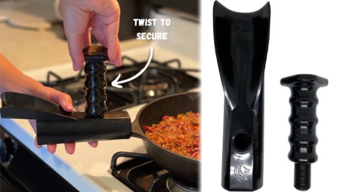 Picture 4 of Pan Buddy Handle: Makes Lifting Heavy Cookware Easier