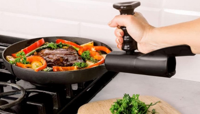 Picture 5 of Pan Buddy Handle: Makes Lifting Heavy Cookware Easier