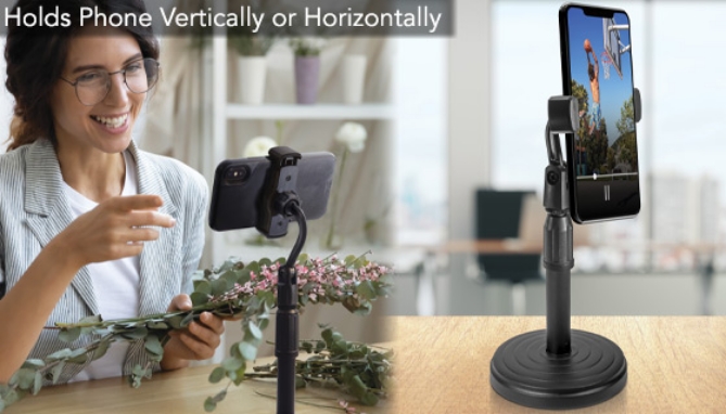 Picture 2 of Adjustable Desktop Microphone Style Phone Mount
