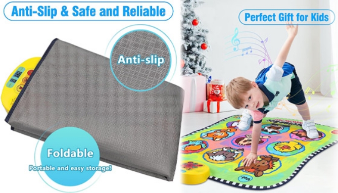 Click to view picture 3 of Zippy Animal Dance Mat - Where Fun Meets Fitness!