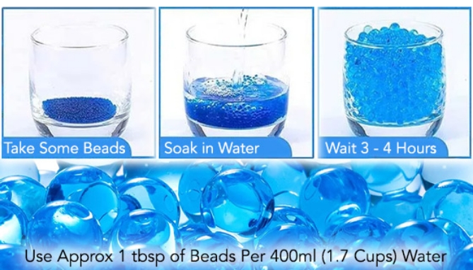 Picture 2 of Water Gel Bead Blaster Ammo Refill: Assorted 5 Pack for 50K Total