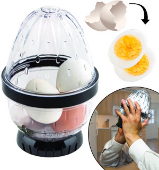 Picture 1 of EZ Eggs: Hard Boiled Egg Peeler