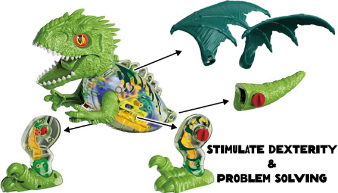 Click to view picture 5 of Constructosaur Motorized Fire-Breathing Dragon Toy