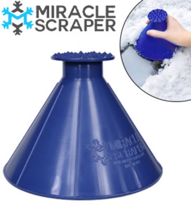 Picture 1 of Miracle Scraper: Effortless Snow and Ice Removal Funnel