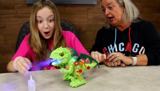Click to view picture 6 of Constructosaur Motorized Fire-Breathing Dragon Toy