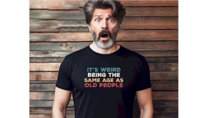 Picture 4 of It's Weird Being The Same Age As Old People - XL T-Shirt