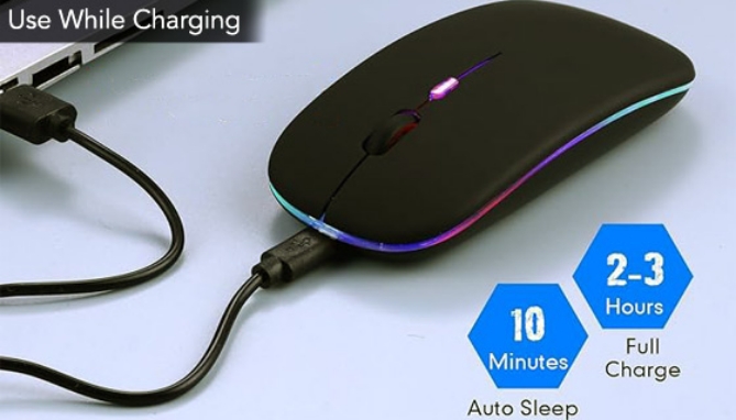 Picture 5 of Ultra Slim Rechargeable Wireless Computer Mouse