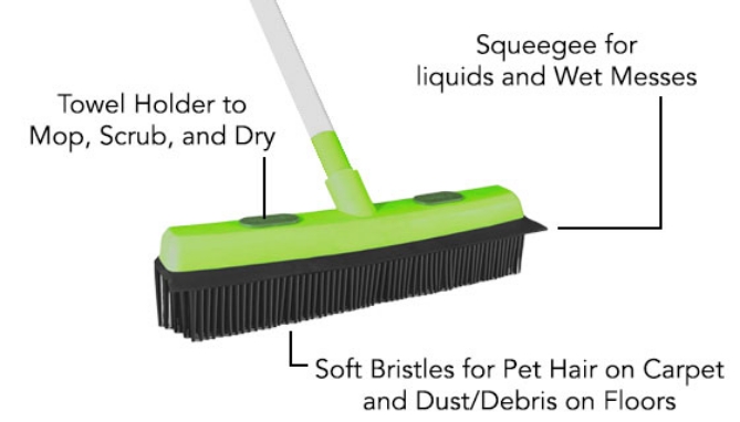 Picture 3 of The Super Squeegee Broom for Wet and Dry Messes