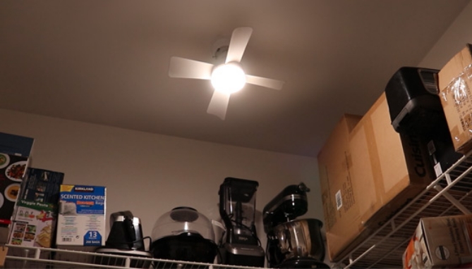 As Seen On TV Bright 'N Cool<br />Indoor Socket Ceiling Fan