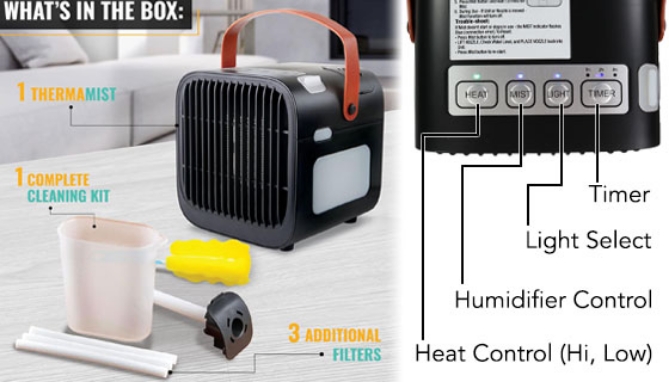 Picture 6 of ThermaMist Humidifying Space Heater by Hy-Impact