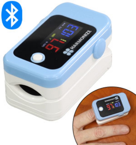 Bluetooth Enabled Pulse Oximeter: Accurately Monitor Blood Oxygen Saturation and Heart Rate