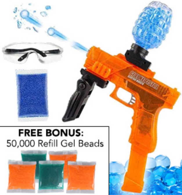 Picture 1 of Automatic Water Gel Bead Blaster Kit with Bonus 50K Ammo