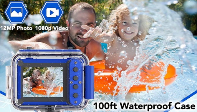 Picture 2 of HD Waterproof Action Camera With Accessories for Kids