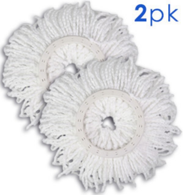 Picture 1 of Replacement Mop Heads for Magic Spinning Mop 2pk